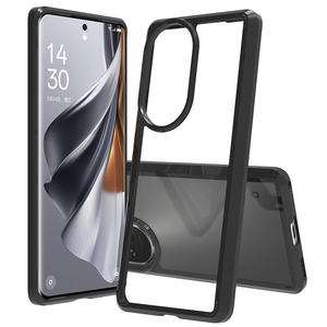 Pour OPPO Reno 10 5G étui transparent TPU + PC <span class=keywords><strong>coque</strong></span> de téléphone antichoc hybride pour OPPO Reno 10 5G étui mobile transparent - Product Image 3