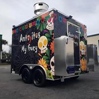 Camion de restauration entièrement équipé pour la vente ambulante, remorques de restauration personnalisées à vendre