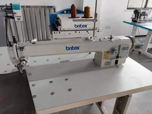 Máquina de Coser Industrial Britex BR-0303L-56 de Alta Calidad, Automática, de Doble Arrastre (Arnés Superior e Inferior), con Pie de Arrastre Largo, 56, 85, 100 cm - Product Image 3