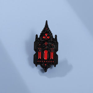 Sming Pins New Magical Church Esmalte Pin Gothic Mysterious House Lantern Metal Badge Broche Mochila Ropa Joyería - Product Image 2