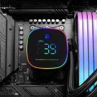Refrigerador líquido Thermalright Frozen Horizon DIGITAL 240mm 360mm AIO ARGB con pantalla de temperatura del procesador