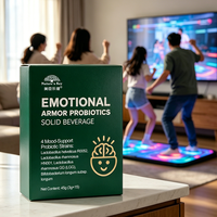 Boisson Solide Probiotique Personnalisée pour l'Humeur, Soutien Anti-Stress R0052 LGG HN001 Theanine Plantarum JYLP326 GOS FOS OEM ODM