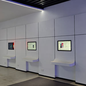 55 inch quảng cáo thương mại hiển thị treo tường kỹ thuật số biển màn hình cảm ứng cho sử dụng trong nhà cho nhà hàng cửa hàng nhanh chóng menu - Product Image 3