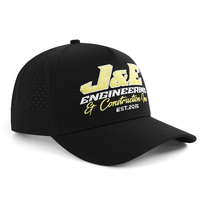 Casquette HS41 de haute qualité à 5 panneaux, imperméable, avec logo brodé, perforations laser personnalisées, séchage rapide, style streetwear, casquettes de sport