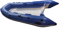 Bateau pneumatique à coque en fibre de verre RIB360, yacht sportif, bateau à grande vitesse, capacité 3+1
