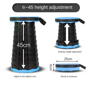 Tabouret pliant rétractable robuste personnalisé pour la pêche, siège télescopique portable pour le camping en plein air - Product Image 2