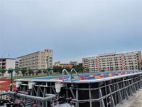 Piscine Modulaire Sur Mesure en Acier Zn-Al-Mg pour Écoles avec Isolation Thermique 5 Faces Assemblage Rapide Garantie 15 Ans