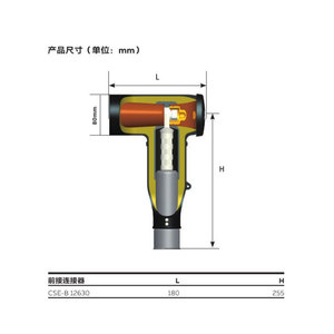 ขั้วต่อสายเคเบิลไฟฟ้าแรงสูง A B B 12-24KV 250A <span class=keywords><strong>CSE</strong></span>-B CSS-B เหมาะสำหรับสายเคเบิลแบบแกนเดี่ยว/สามแกน แบบเสียบได้ - Product Image 4
