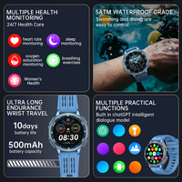 Nouvelle montre connectée intelligente S99 AI avec ChatGPT, GPS, carte hors ligne, boussole, lampe de poche, étanche 3ATM, montre connectée de sport et de fitness pour hommes