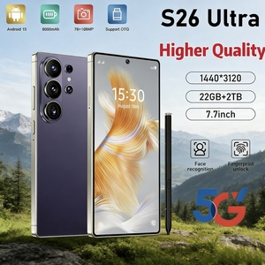 Smartphone S 26 Ultra 7.7 Pollici 22GB+2TB 5G con S-Pen, Versione Globale, Android <span class=keywords><strong>15</strong></span>, Sbloccato, Telefoni Cellulari Economici - Product Image 1