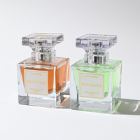 Nouveau Flacon de Parfum en Verre Cube de 50 ml, Design Personnalisé, Vente en Gros, OEM, Logo Personnalisé Disponible, Collection 2026