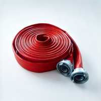 Tuyau d'incendie à double paroi en PVC renforcé, à enroulement rapide et à structure plate, pour un rangement rapide après utilisation