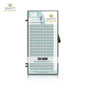 Faux cils en vison 5D pré-faits, individuels, extensions, Volume, ceinture - Product Image 1