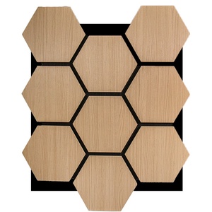 โรงงานออกแบบใหม่แผงผนังไม้<span class=keywords><strong>ระแนง</strong></span>อะคูสติกแผงผนังทีวี<span class=keywords><strong>ไม้</strong></span> - Product Image 1