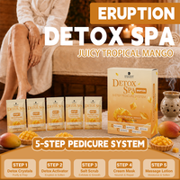 Kit de Pédicure Professionnel Effervescent à Bulles – Traitement Spa des Pieds en 5 Étapes pour Salons de Beauté et Vente en Gros