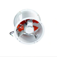 Ventilateur d'extraction électrique industriel portable à flux axial, petit extracteur d'air rectangulaire pour conduits