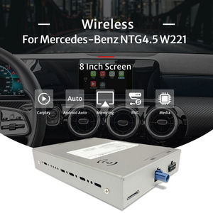 Mercedes-benz NTG4.5 S W221 kablosuz CarPlay Android Auto için arka kamera sistemi yansıtma - Product Image 4