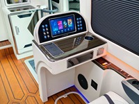 GZYLC Siège de voiture électrique inclinable en cuir de luxe VIP pour la modification de mini-bus, MPV, Hiace, Coaster, Sprinter, Vito, Classe V, V250