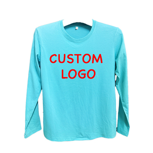Prezzo a buon mercato di alta qualità Custom manica lunga T-Shirt abbigliamento da uomo vestiti in poliestere cotone nero Plain T-Shirt per gli uomini - Product Image 5