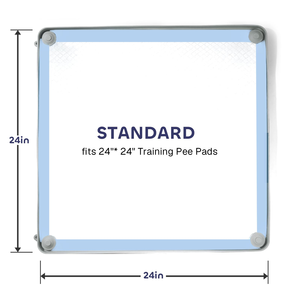 Silicone Wall-mounted Dog <b>Pee</b> <b>Pad</b> Holder Tray Reusable Puppy Potty Training <b>Pads</b> Extra Large Toilet Wee <b>Pee</b> <b>Pad</b> Holder for Pet - Product Image 5