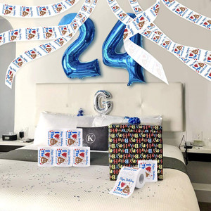 Vente en gros d'usine, papier toilette personnalisé <span class=keywords><strong>pour</strong></span> fête de 18e anniversaire, cadeau amusant et original, <span class=keywords><strong>blague</strong></span> imprimée, rouleau de papier toilette - Product Image 4