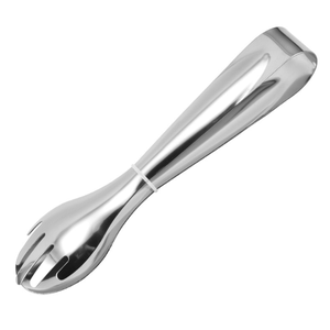 Pinzas y Cuchara de Acero Inoxidable DFT21 para Espaguetis, Ensaladas y Huevos, con Cinco Puntas, para Hornear, Buffet, Cafetería - Product Image 2