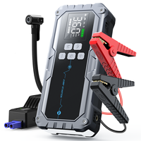 Démarreur portable ODM personnalisé 1000A 10000mAh 12V 6-en-1 avec charge rapide, gonflage de pneus moto et voiture, éclairage LED