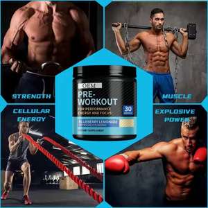 פרטי תווית קריאטין מונohydrate אימון גוף לפני אימון גוף בניית אנרגיה תוספי מזון לגברים מוצר יופי - Product Image 4