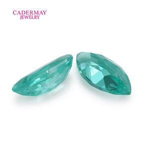 Cadermay Lab Paraiba YAG 4x8mm-9x18mm, pierres lâches de grenat d'yttrium <span class=keywords><strong>aluminium</strong></span> Paraiba bleu-vert taille <span class=keywords><strong>Marquise</strong></span> pour la fabrication de bijoux - Product Image 2