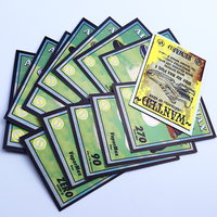 Cartes à collectionner de football personnalisées en papier doré, nom du joueur, logo de l'équipe, écologiques, recyclables, qualité supérieure pour les collectionneurs et les fans