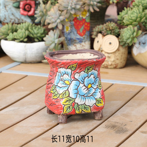 Jingdezhen <span class=keywords><strong>Peint</strong></span> Succulentes En Céramique <span class=keywords><strong>Pot</strong></span> <span class=keywords><strong>De</strong></span> <span class=keywords><strong>Fleur</strong></span> En Gros - Product Image 4
