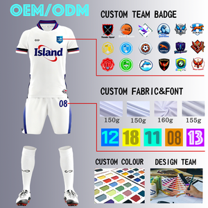 Shorts de sport décontractés en coton pour hommes, style rétro, avec logo brodé personnalisé, en molleton français, pour le football et le basketball - Product Image 5