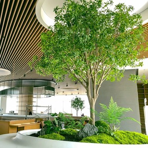 Grand arbre artificiel Andromède japonais, plante verte pour décoration intérieure et extérieure, idéal pour hôtels, mariages, centres commerciaux, aménagements paysagers et jardins zen. - Product Image 1