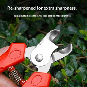 Set <span class=keywords><strong>di</strong></span> Forbici da <span class=keywords><strong>Potatura</strong></span> Industriali in Acciaio Inox a Forma <span class=keywords><strong>di</strong></span> Nido per Raccolta <span class=keywords><strong>di</strong></span> Frutta in Frutteti, Mele e Arance - Product Image 3