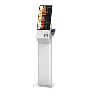 Thiết kế mới LKS 21.5 inch tự đặt hàng <span class=keywords><strong>kiosk</strong></span> với máy quét QR 80 mét Máy in nhiệt cho nhà hàng thức ăn nhanh đặt hàng - Product Image 1
