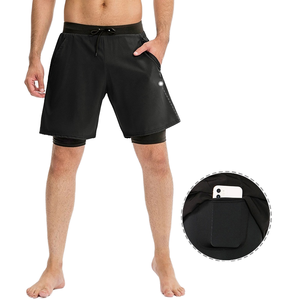 <b>Men's</b> Summer Sports <b>Shorts</b> Loose Fit Mid Waist Large Size Casual Drawstring Closure Solid Color Versatile Canvas Quick Sporty - Product Image 4