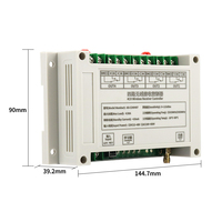Récepteur industriel sans fil 433 MHz 6 canaux, interrupteur de télécommande, portée de 200 m, contrôleur de relais 30 A, antenne DC12V/24V/36V/48V 4