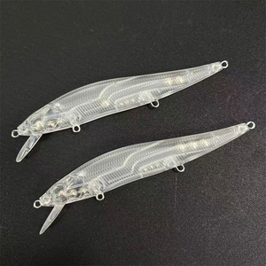 115SP Suspending Minnow Jerkbait Ongeschilderd 115mm 12.5g Kunstmatig Gewichtssysteem Hard Baits Lange Werp Blank Vislok Aaslichaam - Product Image 1