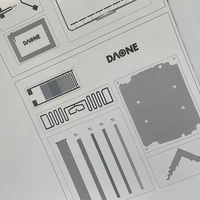 Electrodos Serigrafiados Confiables con Función Antirrayaduras, Aplicaciones Médicas, Biosensores, Uso Químico Industrial, Material PET, Etiquetas 3M