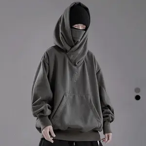 Fashion warm heavyweight hoody custom high quality winter cotton thick heavy oversized unisex pullover hoodie for men women