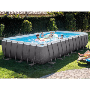 <span class=keywords><strong>Piscine</strong></span> rectangulaire <span class=keywords><strong>INTEX</strong></span> 26374 avec structure métallique, matériau PVC durable, capacité 54368L, garantie 1 an - Product Image 6