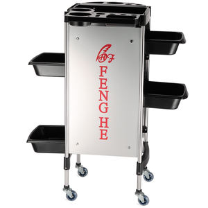 Équipement <span class=keywords><strong>de</strong></span> spa en gros X11-2 Chariot <span class=keywords><strong>de</strong></span> salon <span class=keywords><strong>de</strong></span> coiffure gris clair Panneau composite en aluminium pour salon <span class=keywords><strong>de</strong></span> beauté Coiffeur - Product Image 6