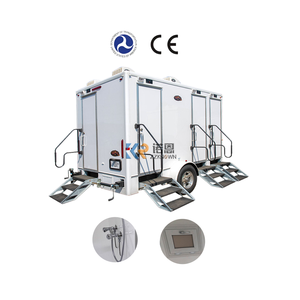 2025 Portable Trailer Toilet Portable Restroom Portaloo Porta Potty Portable Toilet With <b>Wheels</b> China Movable Luxury - Product Image 2