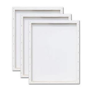 Custom Size Stretched Cotton <b>Canvas</b> Painting with <b>Wood</b> <b>Frame</b> White Color UV Printing - Product Image 1