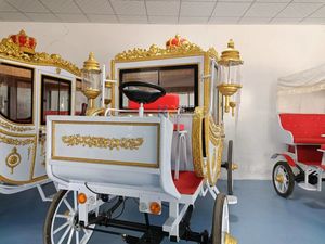 Chariot de mariage, calèche royale médiévale, chariot de marathon, chariot à chevaux, chariot de course, charrettes et calèches à vendre - Product Image 5