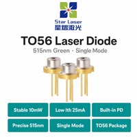 Original OSRAM PLT5 520DB_P Green Laser Diode 510nm 10mW TO-18 for Precision Laser Rangefinder Ranging Module