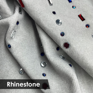 Camiseta Blanca de Manga Corta para Hombre RAMAX con Diseño de Estrella con Pedrería, Cuello Redondo, Corte Regular Informal, 100% Algodón Jersey - Product Image 3