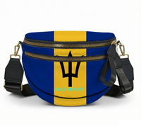 Sac à bandoulière léger pour femme avec fermeture éclair, motif drapeau des Bahamas, sac de loisirs patriotique