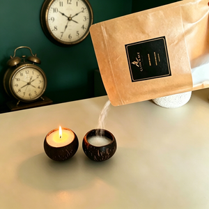 Cera de arena de palma perfumada, reutilizable, a base de plantas, en gránulos, para hacer velas, en tarro de vidrio, a granel, <span class=keywords><strong>barata</strong></span> - Product Image 1