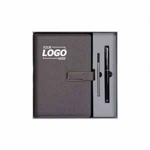 Personalized Pu Leather Pen <b>Notebook</b> Gift <b>Set</b> With Digital Printing-Business Style Corporate Gifts for Employees & Clients - Product Image 1